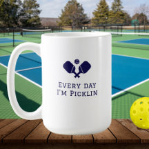 Elke dag ben ik picklin - grappig blauw Pickleball