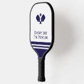 Elke dag ben ik picklin - grappig blauw Pickleball Paddle (Links)