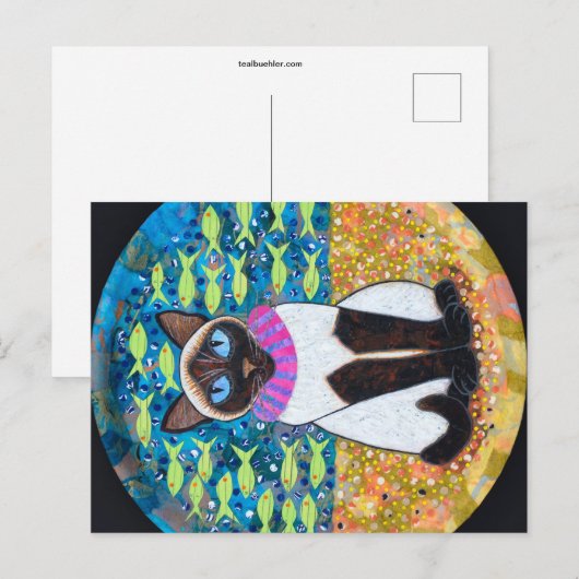 Elke dag briefkaart (Voorkant / Achterkant)