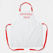 Elke dag Chef Grappige Keuken Schort (Voorkant)