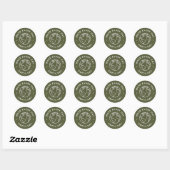 Elke Dag Dag van de Aarde Ronde Sticker (Vel)