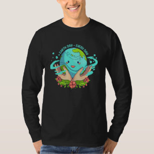 Elke dag Dag van de Aarde Werelddag 1 T-shirt