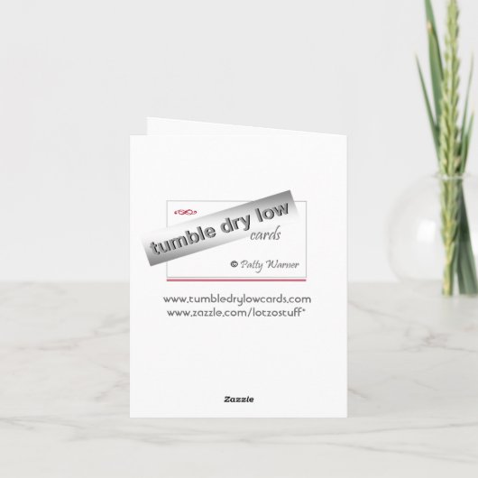 Elke dag Dank je wel Bedankkaart (Achterkant)