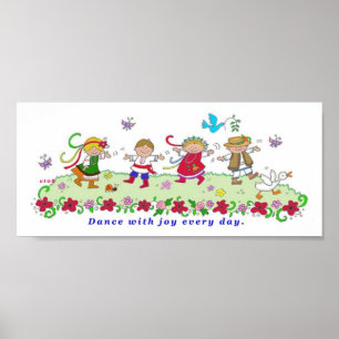 Elke dag dansen met Joy Poster