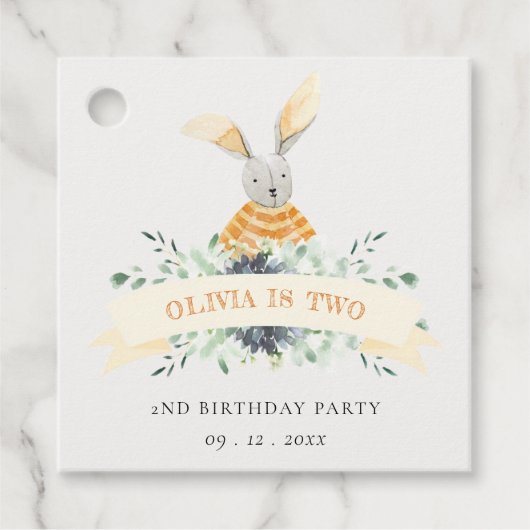 elke dag dat de leeftijd van de dag wordt bereikt bedankjes labels (Voorkant)