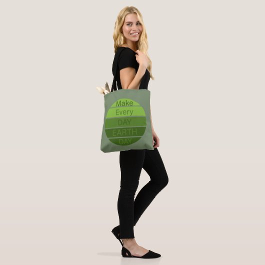 elke dag de dag tote bag (Op model)