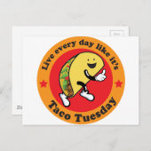 Elke dag dinsdag briefkaart (Voorkant / Achterkant)
