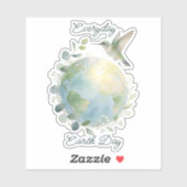 Elke Dag Earth Day Kolibrie Vogel Sticker (Vel)