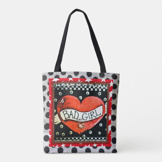 elke dag een canvas tas badass (Achterkant)