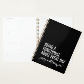 Elke dag een functioneel volwassene zijn Notitiebo Planner (Display)