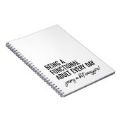 Elke dag een functioneel volwassene zijn notitieboek (Rechterzijde)