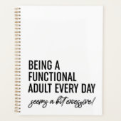 Elke dag een functioneel volwassene zijn planner (Voorkant)