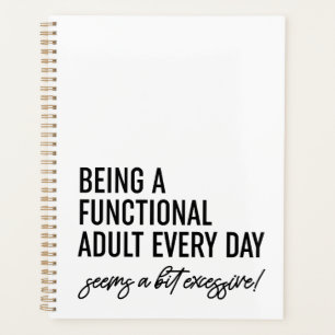 Elke dag een functioneel volwassene zijn planner
