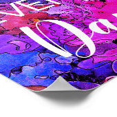 Elke dag een kleurrijke glimlach Poster van 8 x 10 (Hoek)