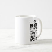 Elke dag een procent beter, succes Motivatie Koffiemok (Voorkant rechts)