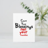 Elke dag een speciale boodschap briefkaart (Staand voorkant)