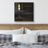 Elke dag eer ik de donor die mijn leven heeft gere canvas afdruk (Insitu (Slaapkamer))