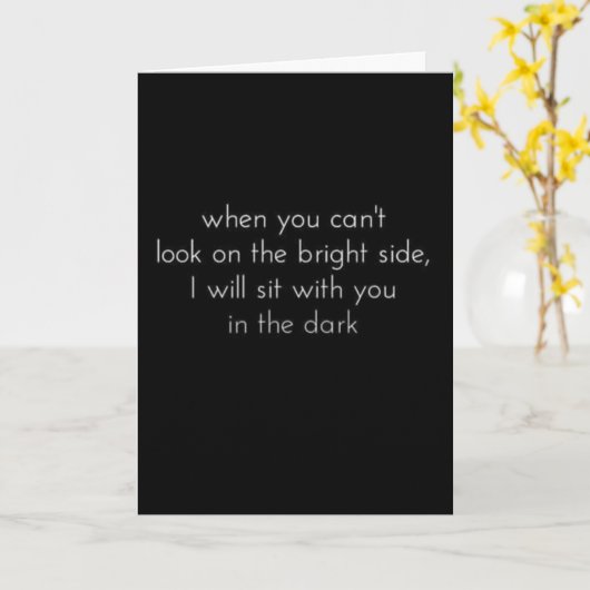 ELKE DAG, ELK MOMENT, OVERAL - IK BEN ER VOOR "JOU KAART (Gele Bloem)