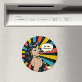 Elke dag Fabulous Pinup: Vier jezelf! Magneet (Insitu (Vaatwasser))