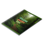 Elke dag groener" Eco-vriendelijke e-boeken Notitieboek (Linkerzijde)