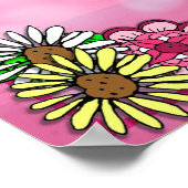 Elke dag heeft Beauty Folk Art Hand Drawn Punk Gir Poster (Hoek)