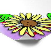 Elke dag heeft Beauty Folk Art Hand Drawn Punk Gir Poster (Hoek)