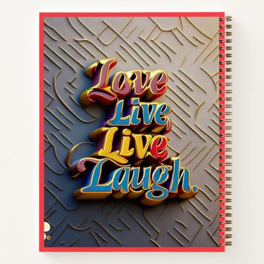 "Elke dag inspiratie" Notitieboek (Achterkant)