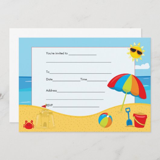 Elke dag invullen uitnodiging voor het indienen va (Voorkant / Achterkant)