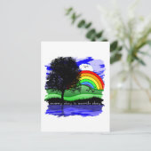 Elke Dag is Aardedag Briefkaart (Staand voorkant)