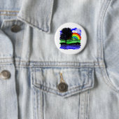 Elke Dag is Aardedag Ronde Button 5,7 Cm (In situ)