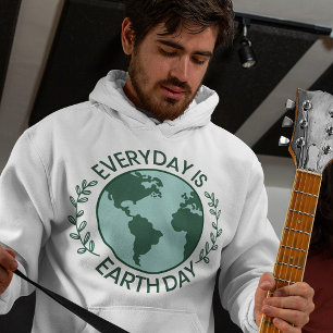 Elke Dag Is Aardedag - Vintage Groen Aardeliefhebb Hoodie
