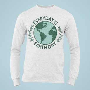 Elke Dag Is Aardedag - Vintage Groene Aardeliefheb T-shirt