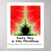 Elke dag is als Kerstmis Poster (Voorkant)