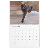 Elke dag is de agenda van de Caturday Kalender (Feb 2027)