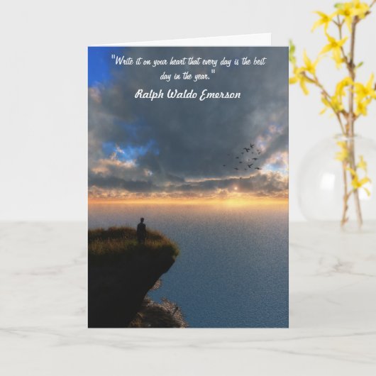 Elke Dag is de Beste Kaart van de Dag (Gele Bloem)