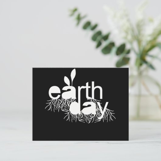 Elke dag is de dag van de aarde briefkaart (Staand voorkant)