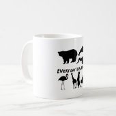 Elke dag is de Dag van de Aarde Koffiemok (Voorkant links)