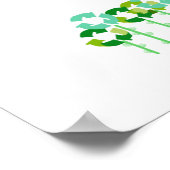 Elke dag is de Dag van de Aarde Poster (Hoek)