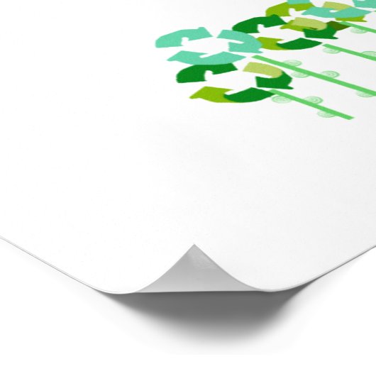 Elke dag is de Dag van de Aarde Poster (Hoek)