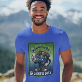 Elke dag is de Dag van de Aarde T-Hemel T-shirt