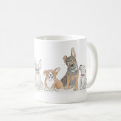 Elke dag is de mok van de puppy day (Voorkant rechts)