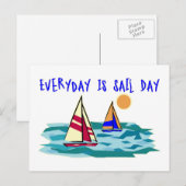 Elke dag is de Sail-dag Briefkaart (Voorkant / Achterkant)
