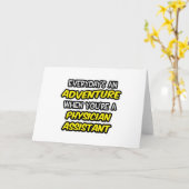 Elke dag is een avontuur... Artsenmedewerker Kaart (Gele Bloem)