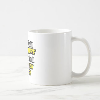 Elke dag is een avontuur .. reclasseringsambtenaar koffiemok