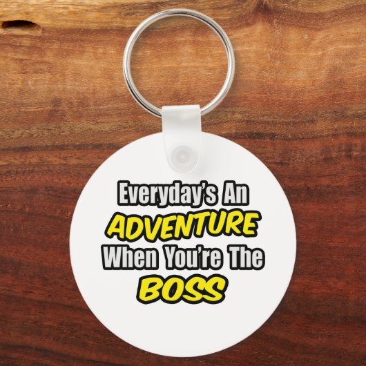 Elke dag is een avontuur... sleutelhanger (Voorkant)