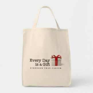 Elke dag is een cadeau: Sterker dan kankerkruid Tote Bag