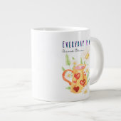 elke dag is een... citaat grote koffiekop (Voorkant rechts)