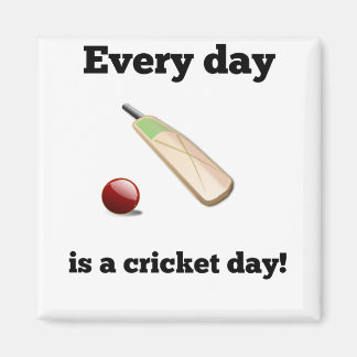 Elke dag is een cricketdag magneet