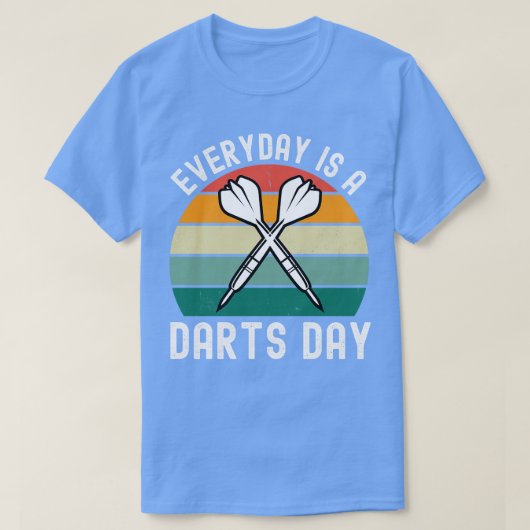 Elke dag is een dartsdag t-shirt (Design voorkant)