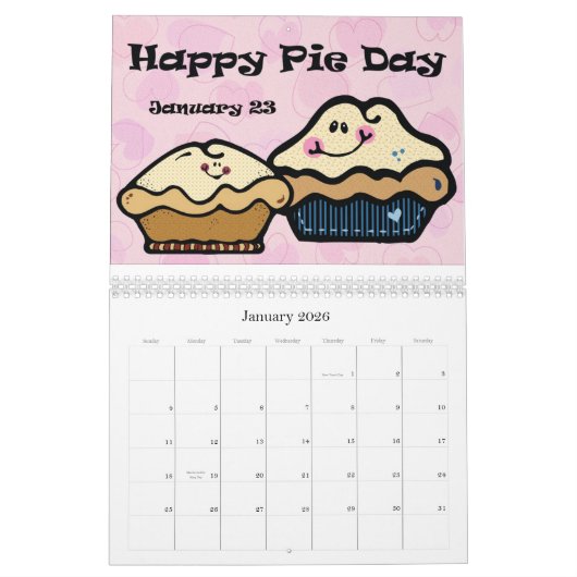 Elke dag is een feestdag 2012 kalender (Jan 2026)